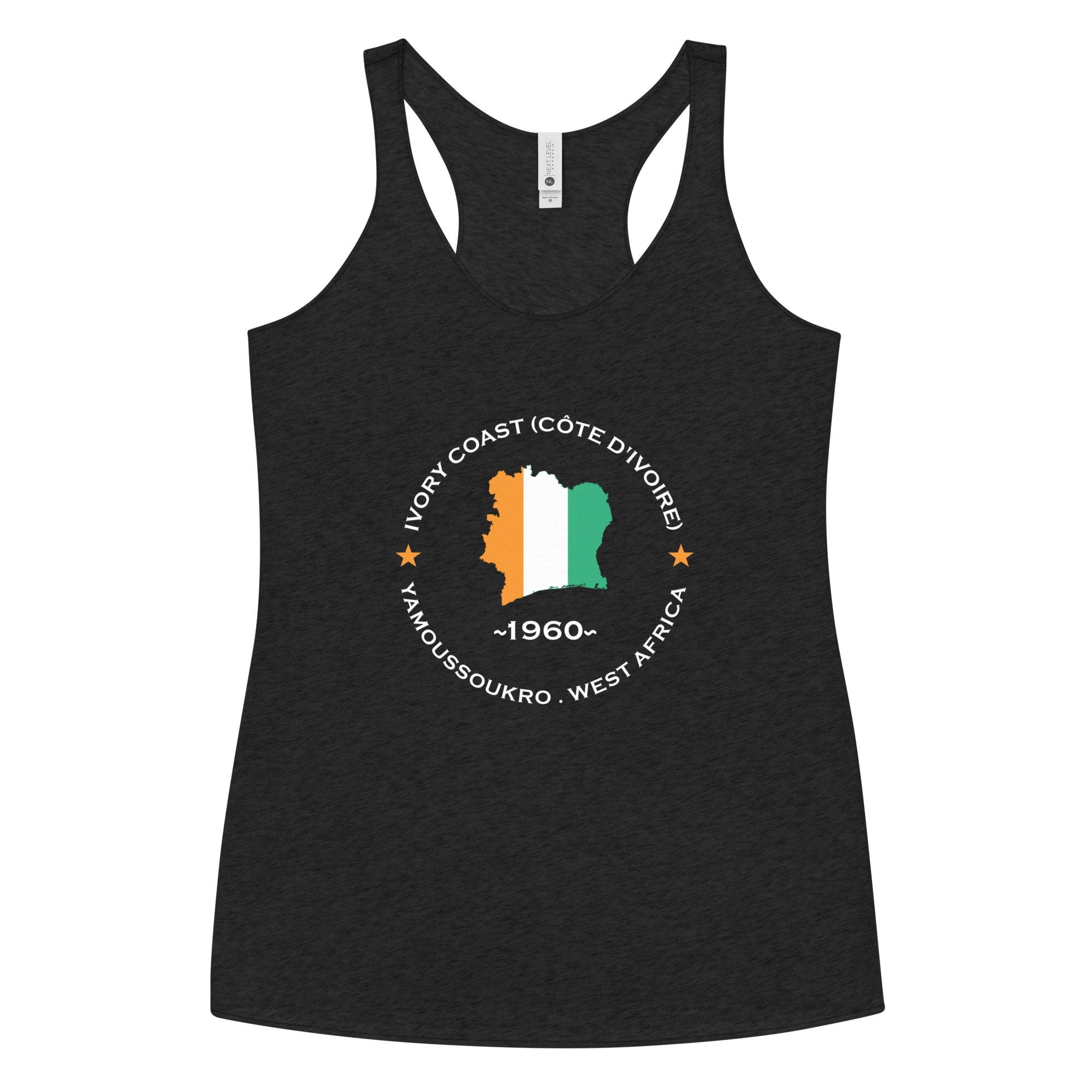 Ivory Coast (Côte d'Ivoire) Women's Racerback Tank